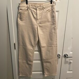 NWT American Eagle Jeans, Sz. 14R/32W… Beige/Cream color. Very stylish!